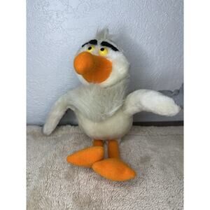 Disney The Little Mermaid Scuttle Plush Stuffed Applause 8” Vintage